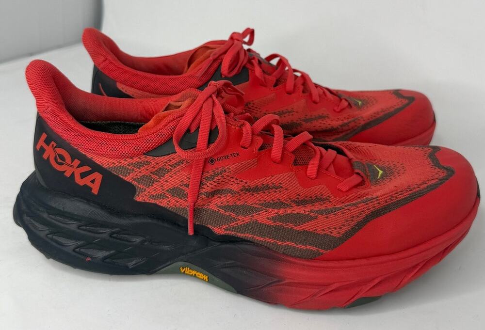 Hoka One One Speedgoat 5 Gore-Tex GTX Men's Fiesta Sneakers Sz.11D